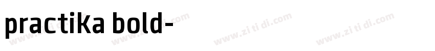 practika bold字体转换
